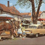 Kalenderblad August-2-1961- Markt in Oberursel