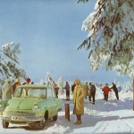 Kalenderblad december-1-1961- Ski und Rodeln gut