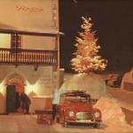 Kalenderblad december-2-1961 Weise Weihnacht im Engadin