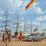 Kalenderblad juni-1-1961- am Kieler Hafen